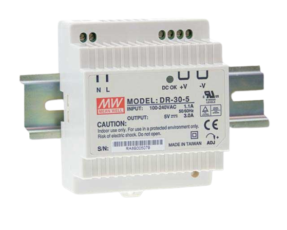 DR-30-24 Power Supply with Universal Input - 24V / 1.5A Output