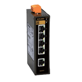 Opal5 5-Port Entry-Level Unmanaged Din-Rail Switch
